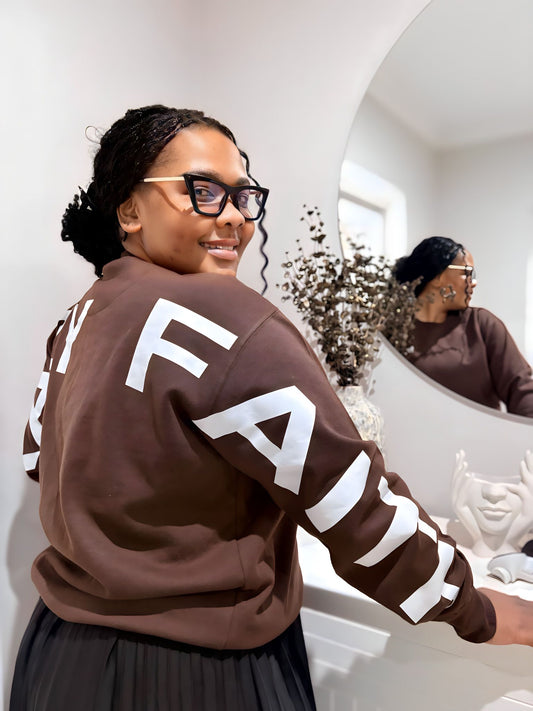 "CRAZY FAITH" Sweater